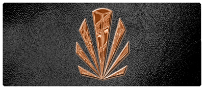 DNSEMP-L-602-CP-SH-BK Copper Sunburst Shimmer Black